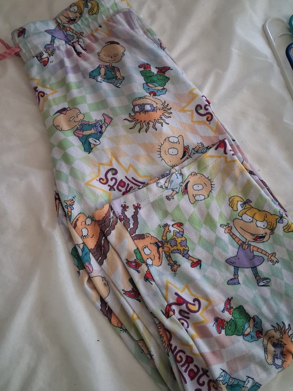 Nickelodeon Pastel Green & Purple Rugrats Pajama Pants